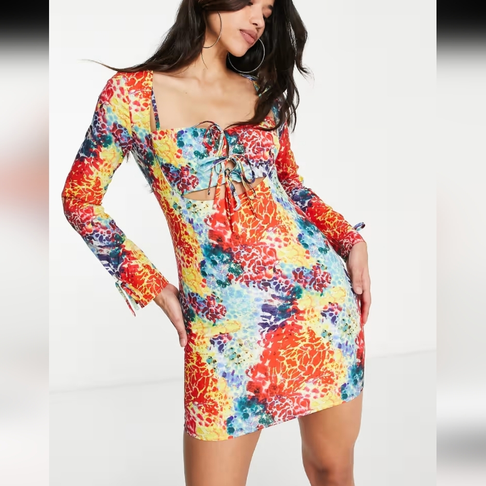 Annorlunda Snake 2-piece dress